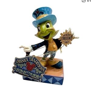 Walt Disney - Disney Traditions Jiminy Cricket “Official Conscience Figurine NEW